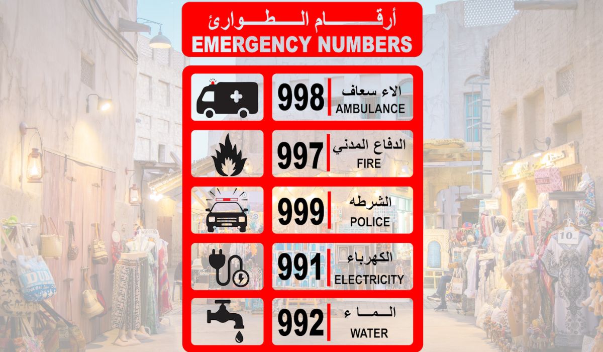 UAE Emergency Numbers
